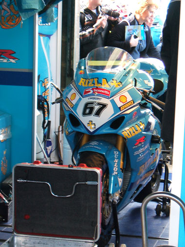 It's not racing, true, but you'd be surprised just how difficult it is to get this view...