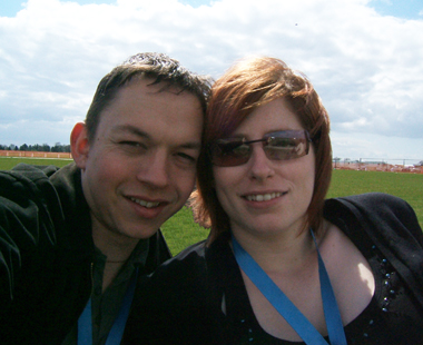 Ahhh. Guys, don't you wish your girlfriend won prizes like this?