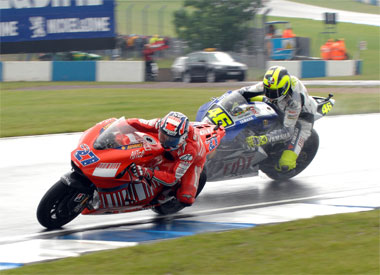 Stoner pops through to reinforce his title aspirations. Rossi has no answer this time around...
