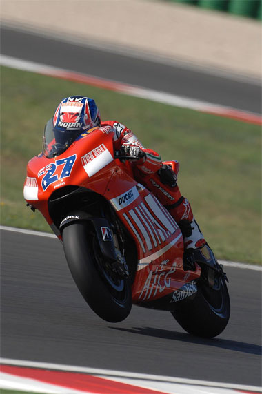 Casey Stoner shows no sign of getting tired of winning things...