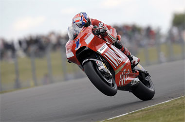 Casey Stoner was on fine form all weekend. Looks like the championship isn't all over yet...