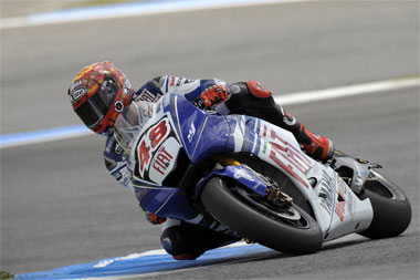 Jorge Lorenzo barely put a wheel wrong all weekend. That new kid in town is ever so quick...