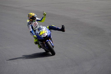 Valentino Rosis - The Doctor certainly deserved this celebration...