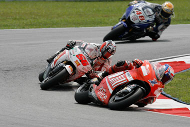 Stoner gets the eye from Nakano...