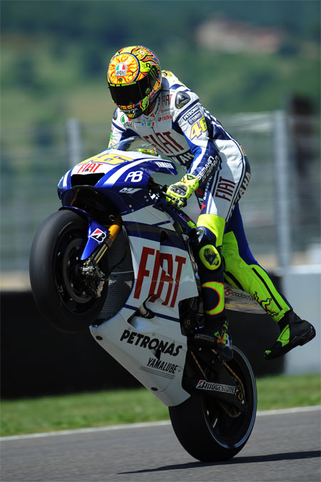 Valentino Rossi. Sorely missed - get well soon, Vale... (Yamaha)