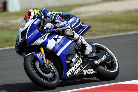 Jorge Lorenzo definitely deserves man of the match for a staggering, almost unimaginable comeback... (Pic: Yamaha)