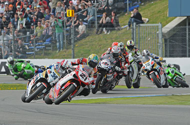 Turn one, race one. 