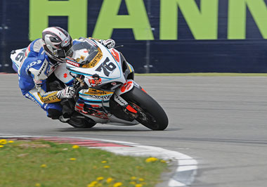 This man has a broken collarbone. You wouldn't guess it, would you...