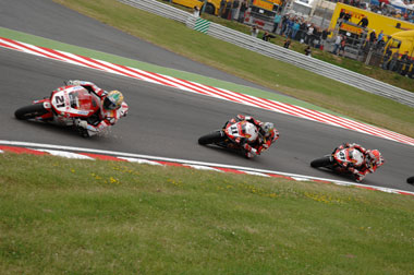 Bayliss, Corser, Haga and sparks flying. Business as usual, then...