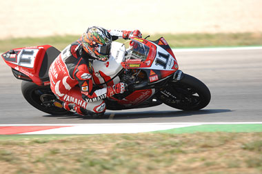 Troy Corser, back on form. Big time.