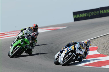 Safe and well designed, Miller Motorsports still has some hairy corners. This chicane is one of them...