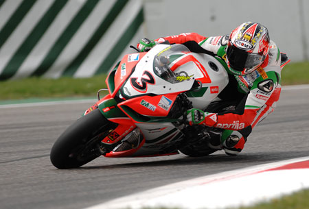 Max Biaggi. Absolutely on fire around Monza, and now a serious contender for the title...