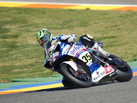 Crutchlow and the Yamaha. Superpole perfection.